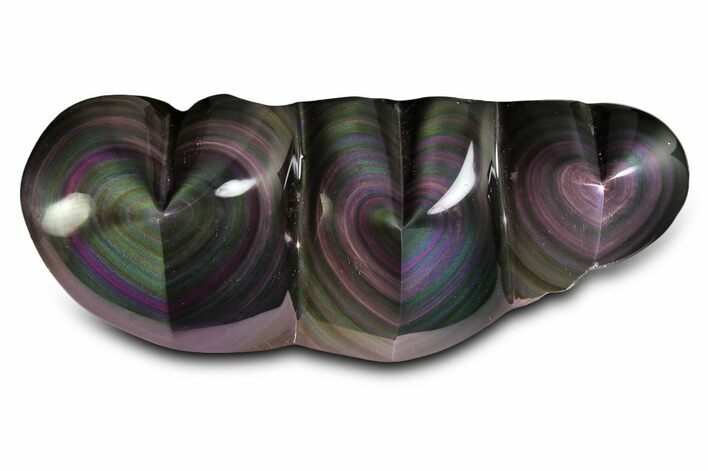 Polished Rainbow Obsidian - Mexico #352056